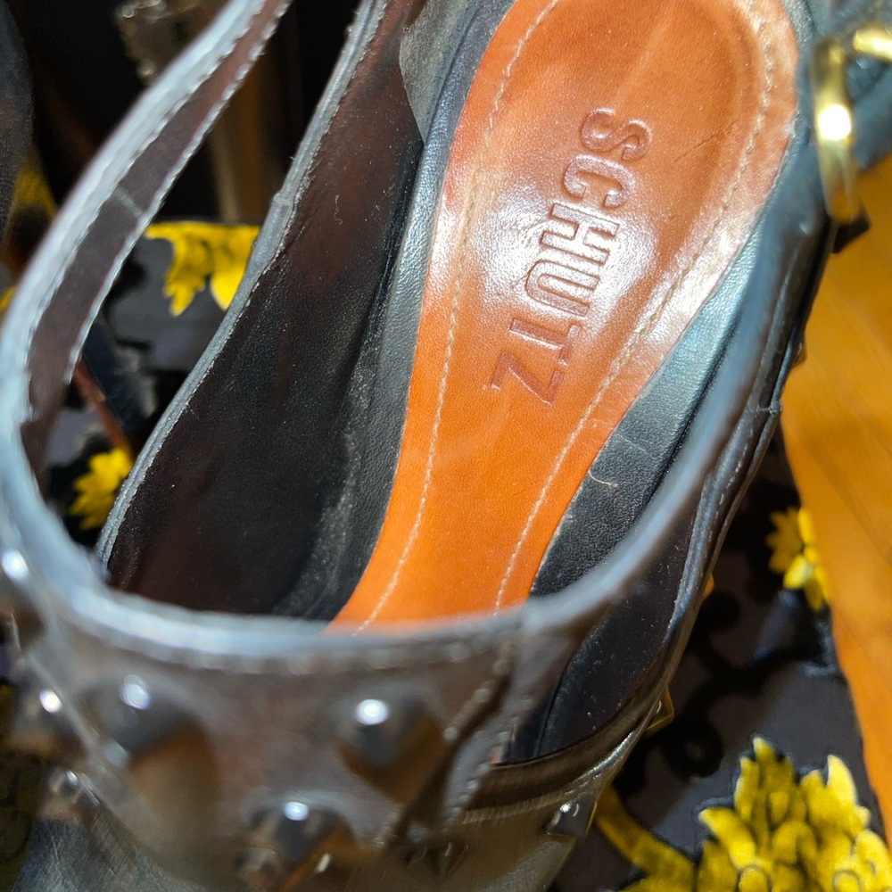 Schultz Studded Heels. Euc - image 5